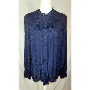 Lucky Brand Navy Blue Blouse